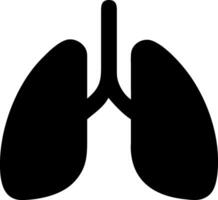 High-Tech Lungs Design with Digital Features and Glow vector