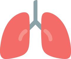 Lungs Design with Intricate Detailing and Soft Shading vector