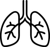 Stylized Lungs Design with Vibrant, Abstract Elements vector