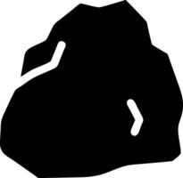 Smooth and Rounded Large Rock with Natural Flow vector
