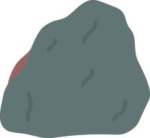 Majestic Large Rock with Natural Weathered Texture vector