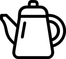 Compact Travel Kettle with Foldable Handle vector