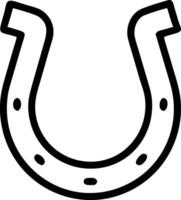 Whimsical Horse-Shoe with Playful Patterns and Details vector