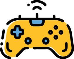 Simple and Elegant Minimalist Gaming Controller Concept vector