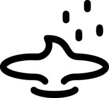 Abstract Wet Puddle with Smooth Edges vector