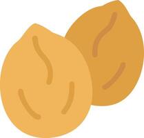 Fresh Walnuts in Their Shell with Textured Surface vector