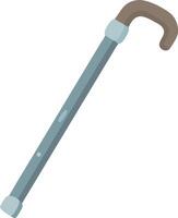 High-End Designer Walking Stick with Luxury Finish vector