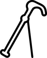 Adjustable Walking Stick with Telescoping Shaft vector