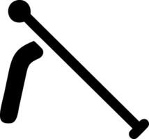 Ergonomic Walking Stick with Soft Grip Handle vector
