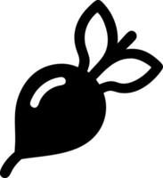 Floating Turnip with Artistic Shadows vector