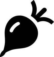Hand-Drawn Turnip with Rustic Lines vector