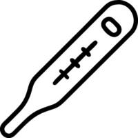 Industrial Thermometer with Metal Frame vector