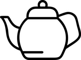 Luxurious Teapot with Crystal Accents vector