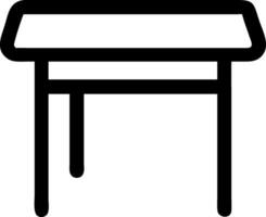 Modern Round Table with Geometric Base vector