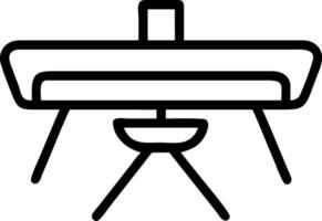 Scandinavian-Inspired Table with Light Finish vector