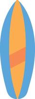 Artistic Surfboard with Hand-Painted Beachscape Design vector