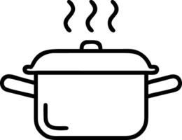 High-End Steaming Pot with Polished Finish vector