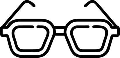 Geek Chic Spectacles with a Nerdy Vibe vector