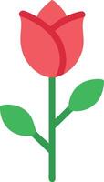 Bold and Stylish Rose with Sharp Leaves vector