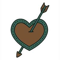 heart with an arrow in it illustration video