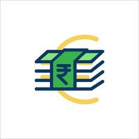 Indian currency icon, illustration vector