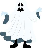 Halloween, Friendly Cartoon Ghost Halloween Image Halloween, vector