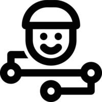 Customer Journey, Customer Experience, Customer Behavior Outline Icon vector