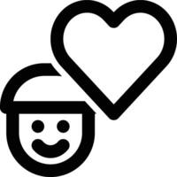 Loyal Customer, Customer Loyalty, Customer Intimacy Outline Icon vector