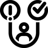Problem Solving, Customer Problem, Customer Pain Outline Icon vector