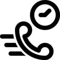 Fast Response, Quick Response, Responsive Outline Icon vector
