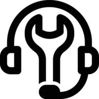 Technical Support, Tech Support, Repair Outline Icon vector
