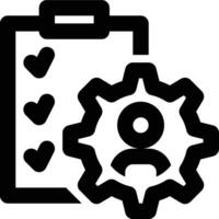 Customer Management, CRM, Customer Relationship Outline Icon vector