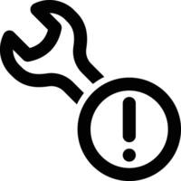Technical Issue, Technical Problem, Repair Outline Icon vector
