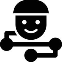Customer Journey, Customer Experience, Customer Behavior Glyph Solid Icon vector