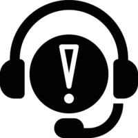 Emergency Call, Emergency, Service Glyph Solid Icon vector