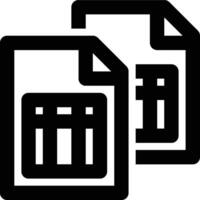 Data Set, Datasets, Data Outline Icon vector