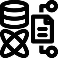 Data Science, Big Data, Analytics Outline Icon vector