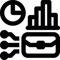 Business Intelligence, Business, Visualization Outline Icon vector