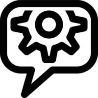 Natural Language, Processing, NLP Outline Icon vector