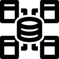 Data Modelling, Data Structure, Data Architecture Outline Icon vector