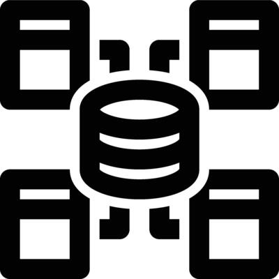 Data Modelling, Data Structure, Data Architecture Outline Icon