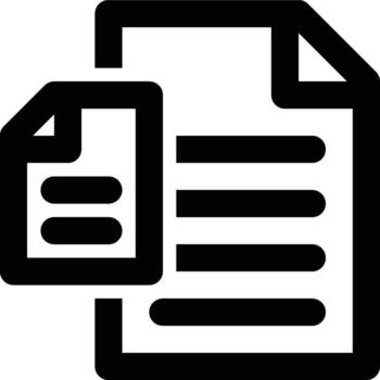 Metadata, Meta Data, Data Outline Icon vector