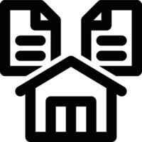 Data Warehouse, Big Data, Data Repository Outline Icon vector