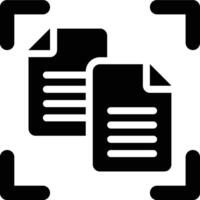 Data Capture, Data Capturing, Data Analysis Glyph Solid Icon vector