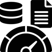 Data Velocity, Data, Velocity Glyph Solid Icon vector