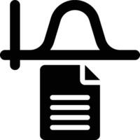 Variability, Big Data, Data Glyph Solid Icon vector
