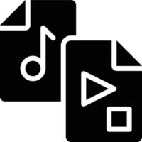 Unstructured Data, Unstructured Information, Big Data Glyph Solid Icon vector