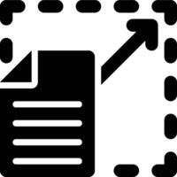 Data Scalability, Big Data, Data Glyph Solid Icon vector