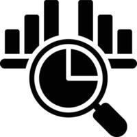 Comparative Analysis, Comparative Research, Comparison Glyph Solid Icon vector