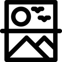 Composite Image, Combine, Image Outline Icon vector